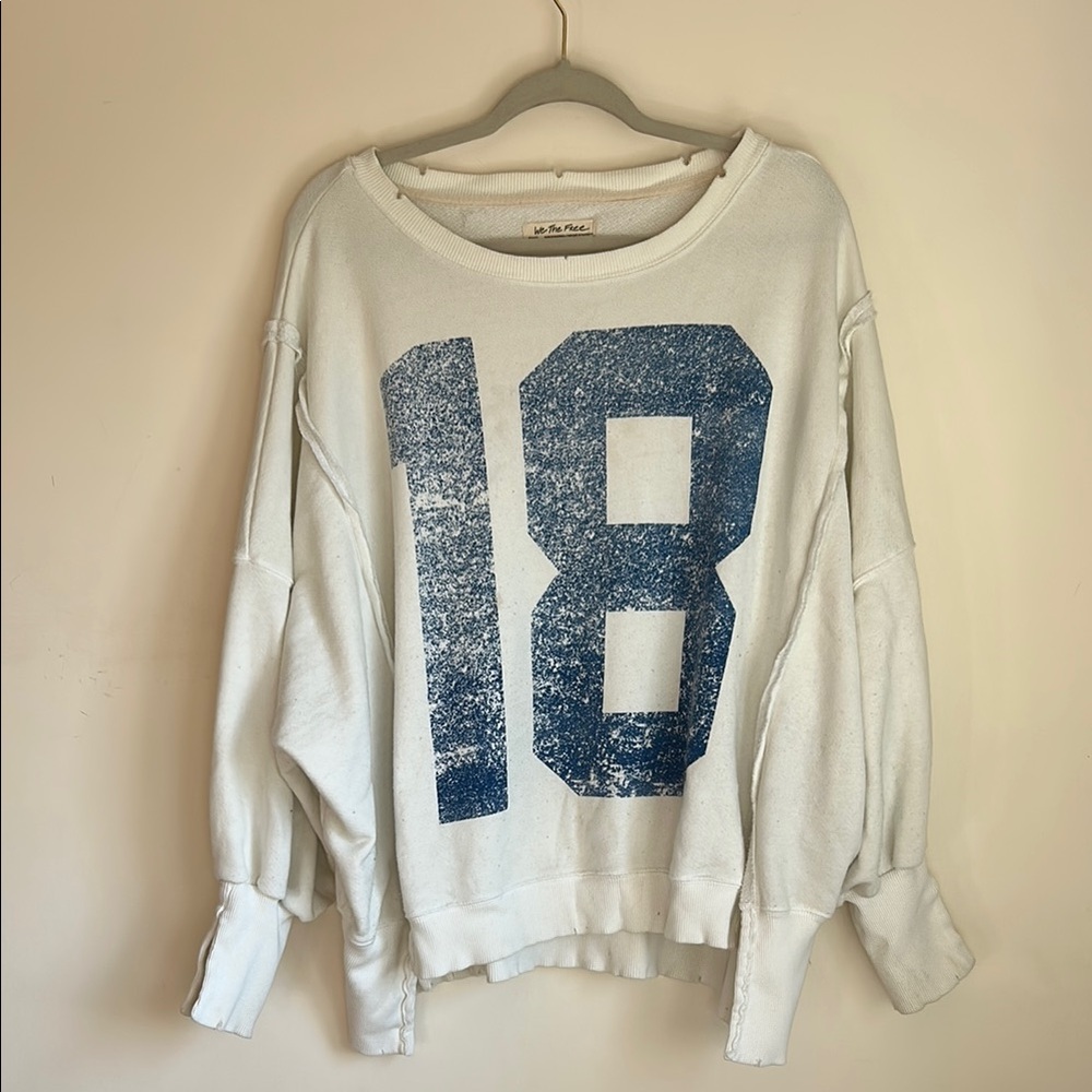 Free People Oversized Camden Graphic Sweatshirt